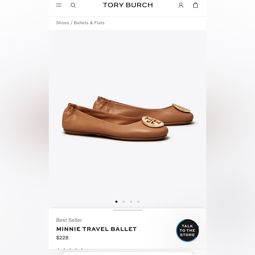 Tory Burch Minnie Travel ballet flats
